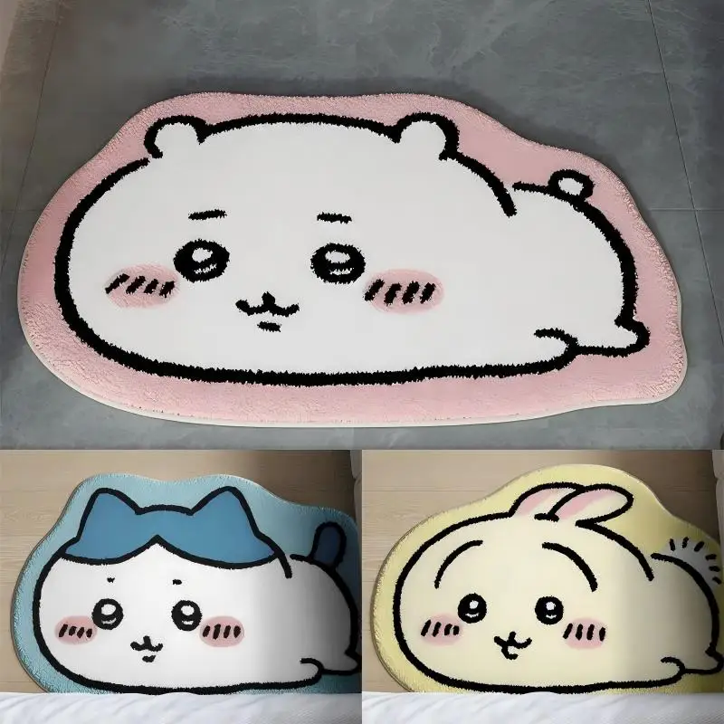 Home Textile - Chiikawa Cartoon Rug Anime Hachiware Usagi