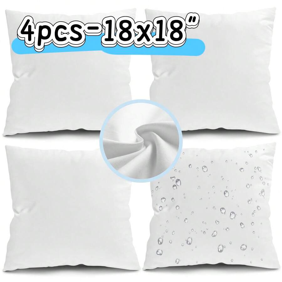 4 Pack Weather Outdoor Pillow  - огляд і ціна Pillow Insert 18X18