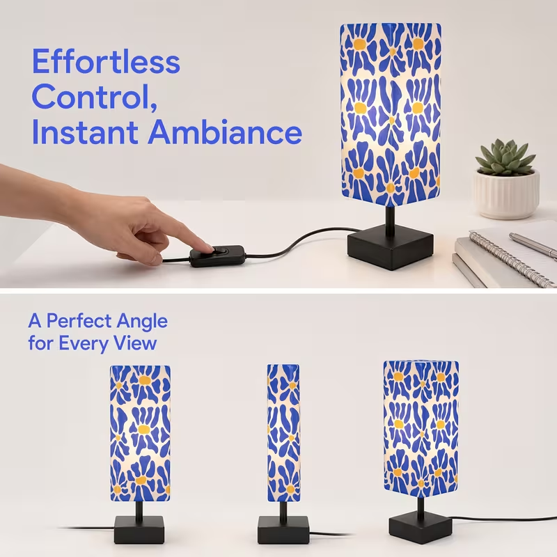 Modern Colorful Floral Table L - огляд і ціна Home Textiles Usa