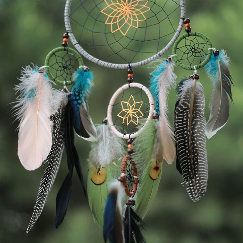 Vintage Multi-Circle Feather D - огляд і ціна Home Textiles Usa